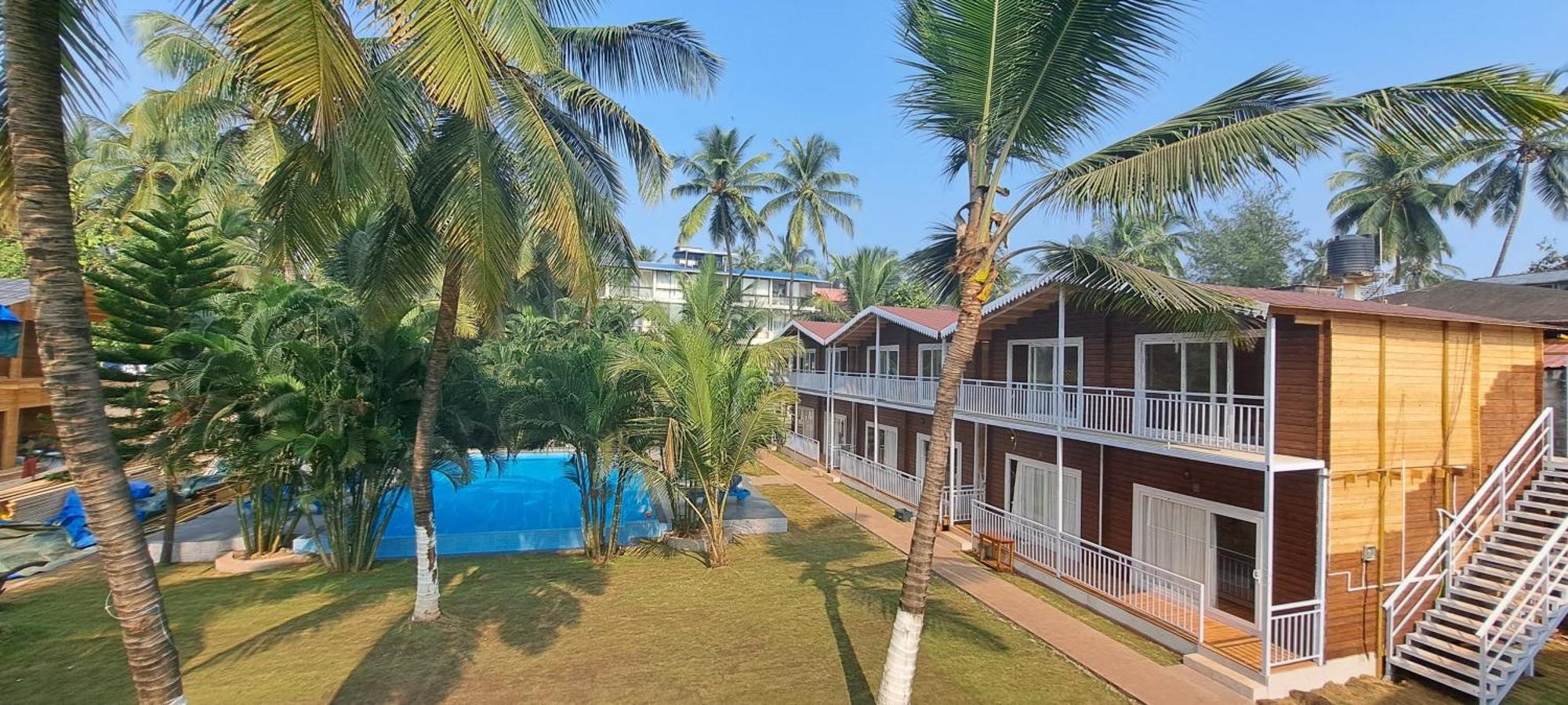 Shaan Coco Palms Beach Resort Morjim Ngoại thất bức ảnh